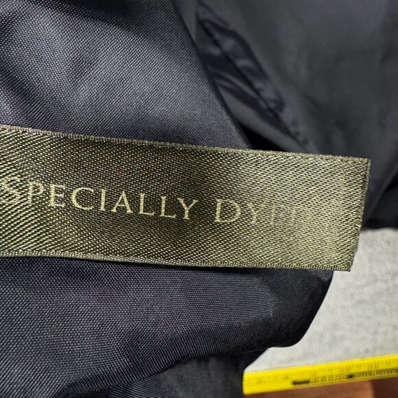 Eddie Bauer Women’s Medium Black Water Repellent Trench Coat Button Front - Picture 3 of 16